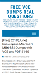 Mobile Screenshot of examcollectionpdf.com